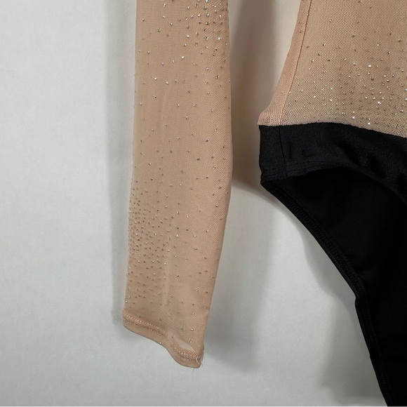 Urban Outfitters Nude Mesh Bodysuit | Size Small - Picture 6 of 11